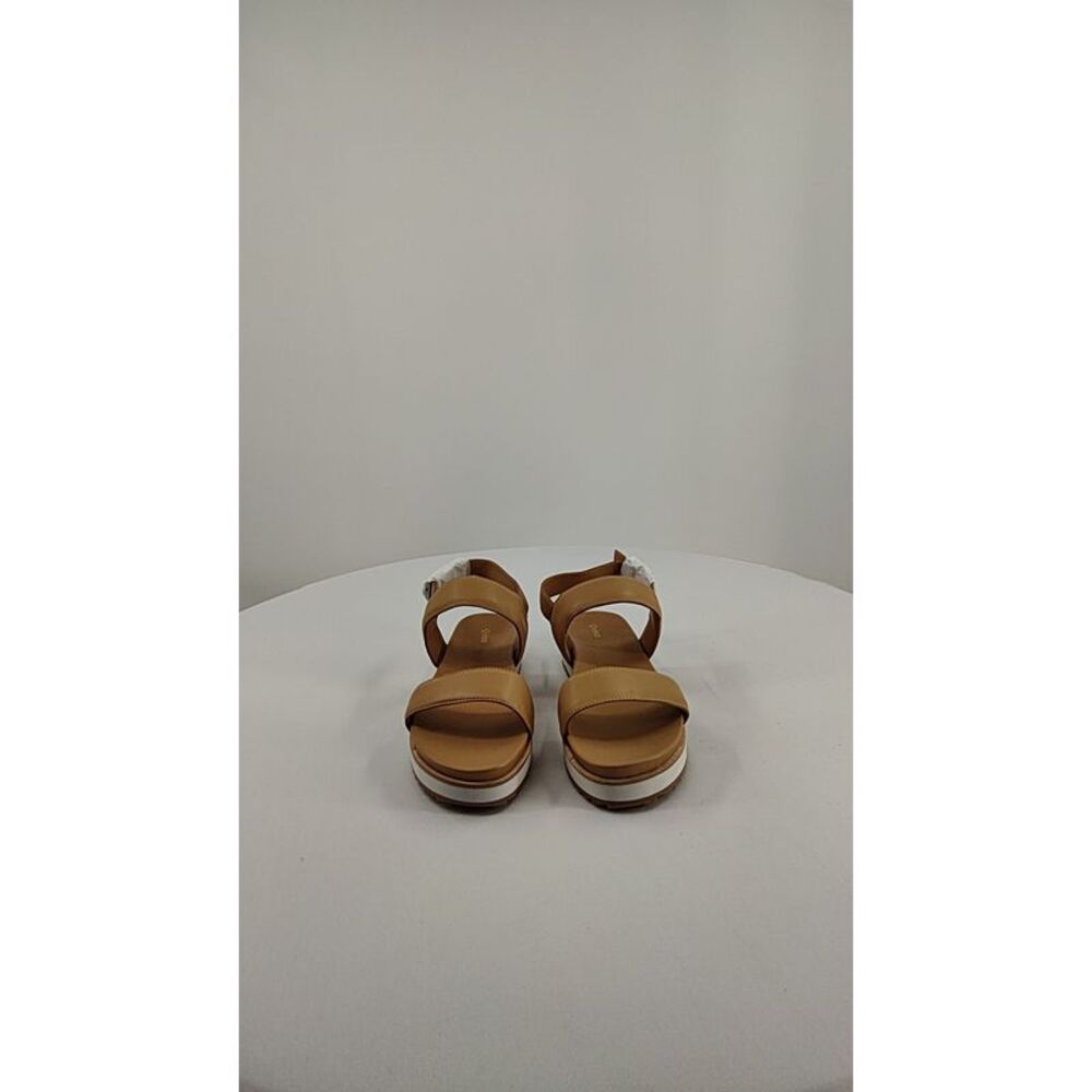 New Quince Italian leather Brown Platform Sandals